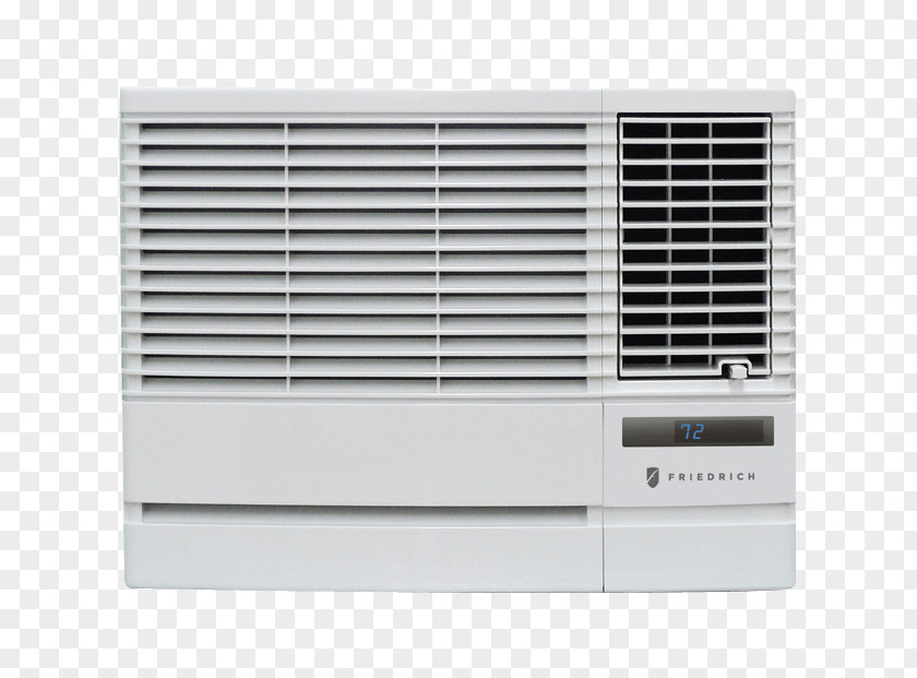 Air Conditioner Friedrich Conditioning Window British Thermal Unit Seasonal Energy Efficiency Ratio PNG