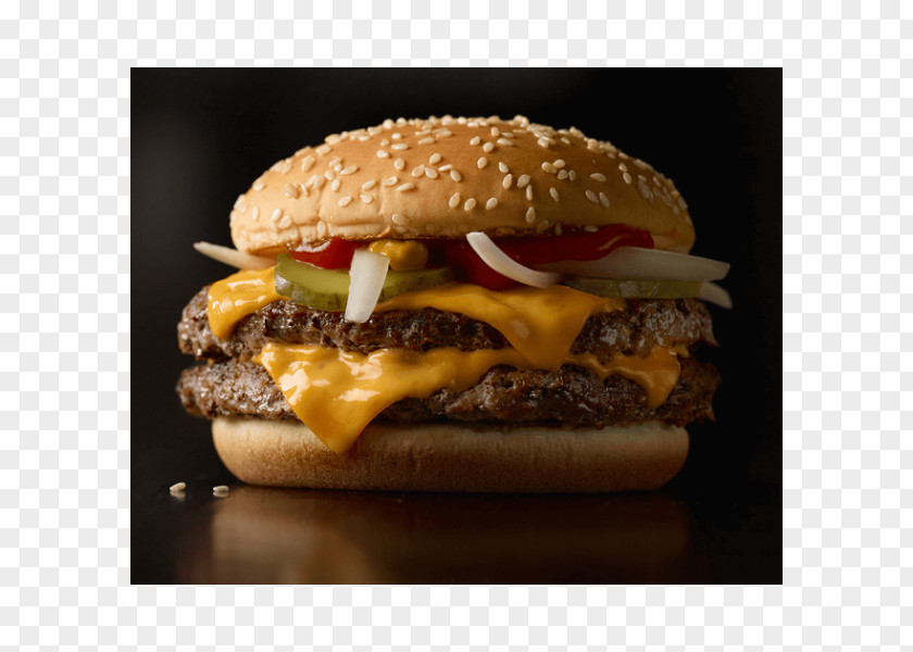 Bacon McDonald's Quarter Pounder Cheeseburger Hamburger Big Mac Fast Food PNG