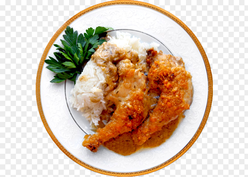 Fried Chicken Karaage Thai Cuisine Cooked Rice Glutinous PNG