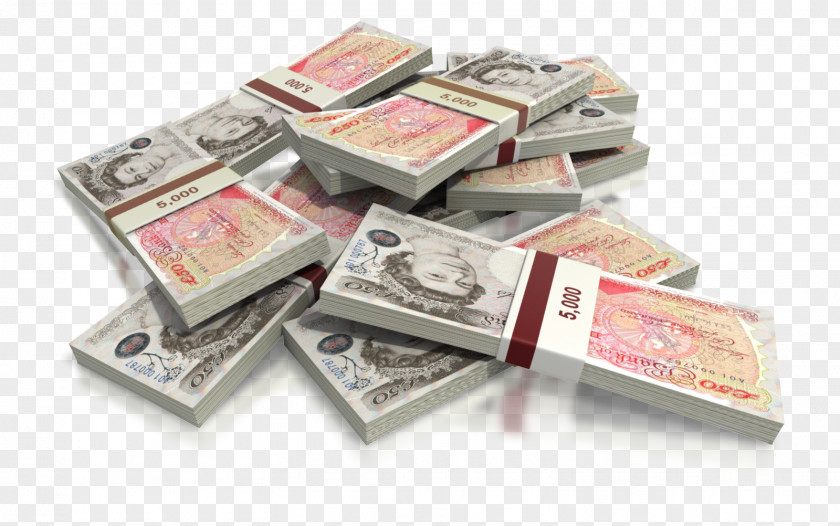Pound Notes Sterling Money Sign Banknote Finance PNG