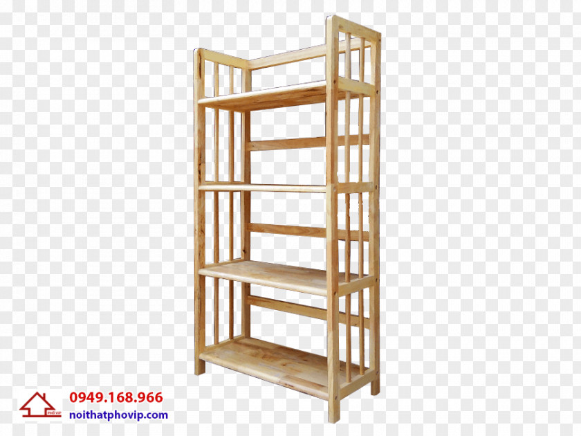 Wood Shelf Bookcase Table PNG
