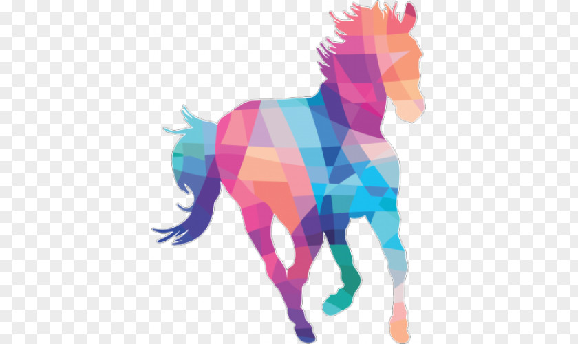 Horse Abstract Art Drawing PNG