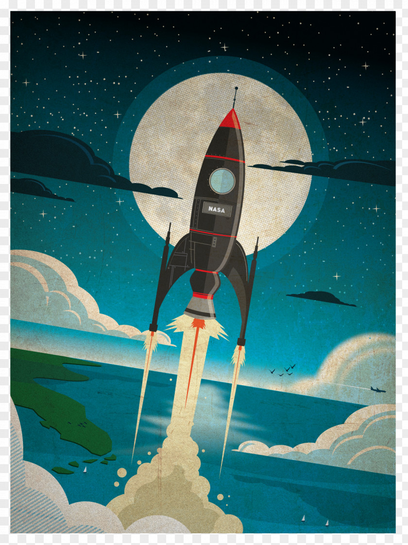 Posters Youth Rocket Spacecraft PNG