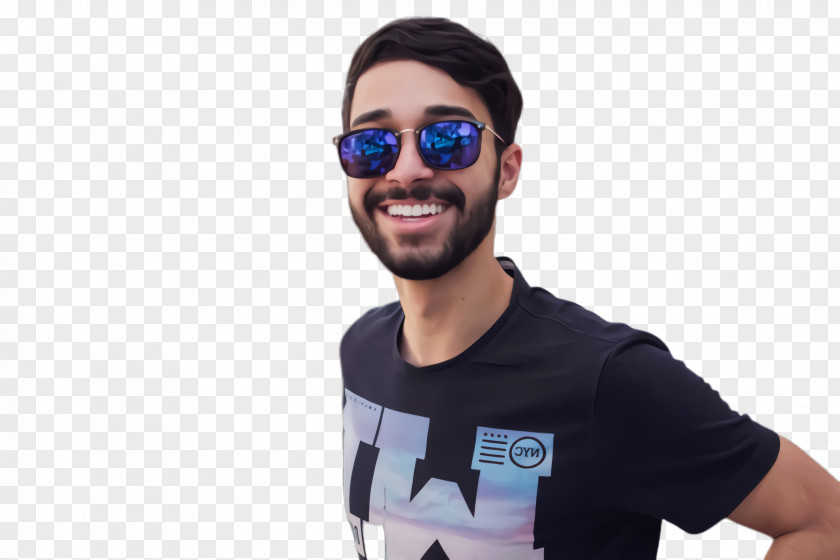 Top Moustache Smiling People PNG