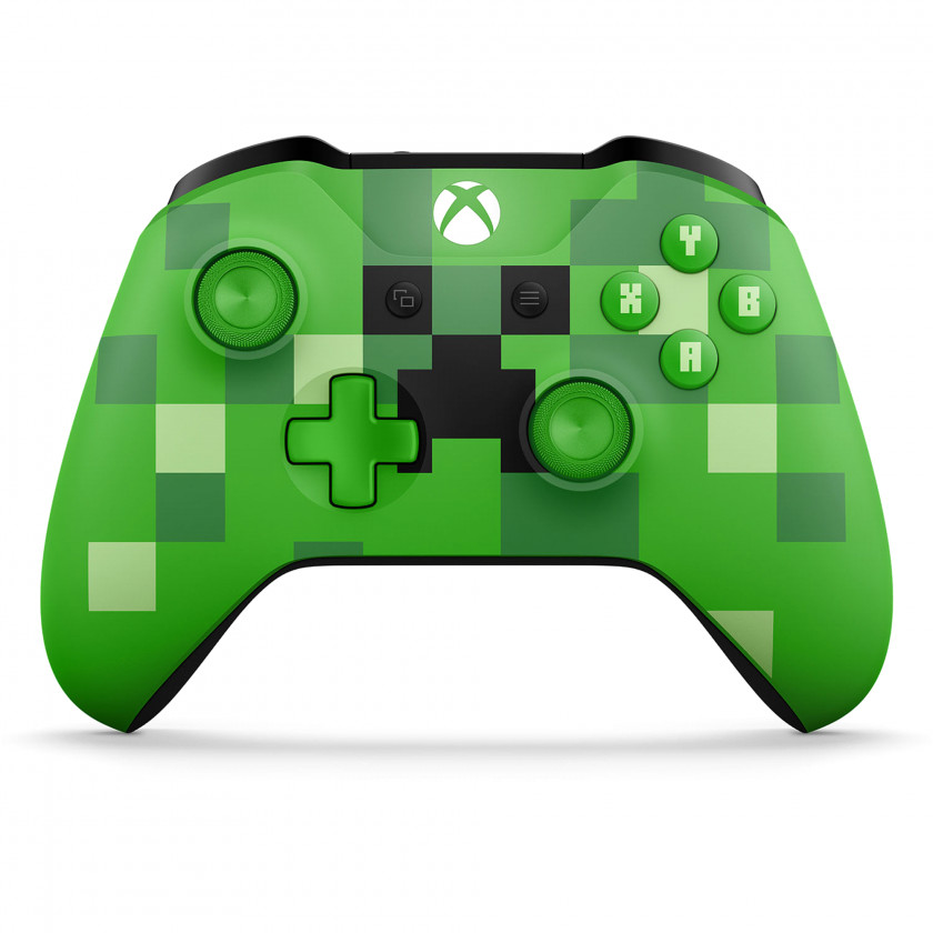 Xbox Minecraft One Controller 360 Game Controllers PNG
