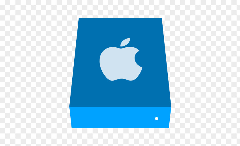 Apple Drive Electric Blue Heart Brand Sky PNG