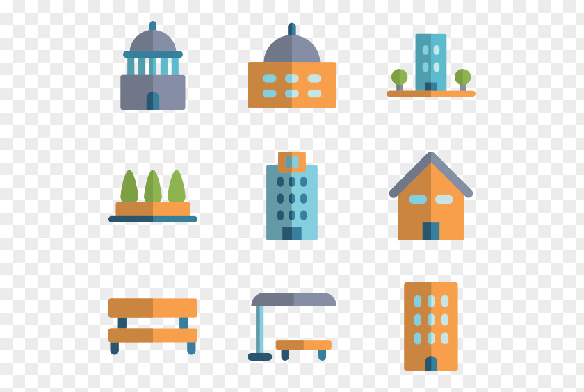 Color City Clip Art PNG