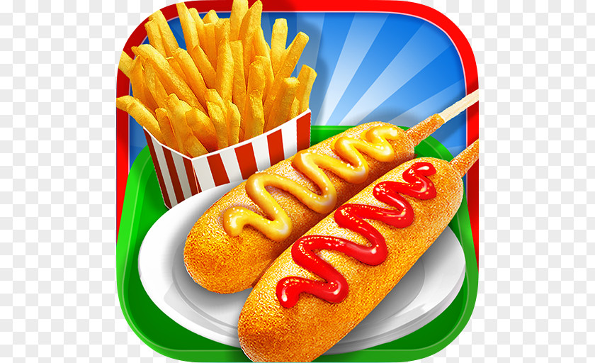 Cook It! Food StreetRestaurant Management & Cooking Game Hot DogHot Dog French Fries Street Maker PNG