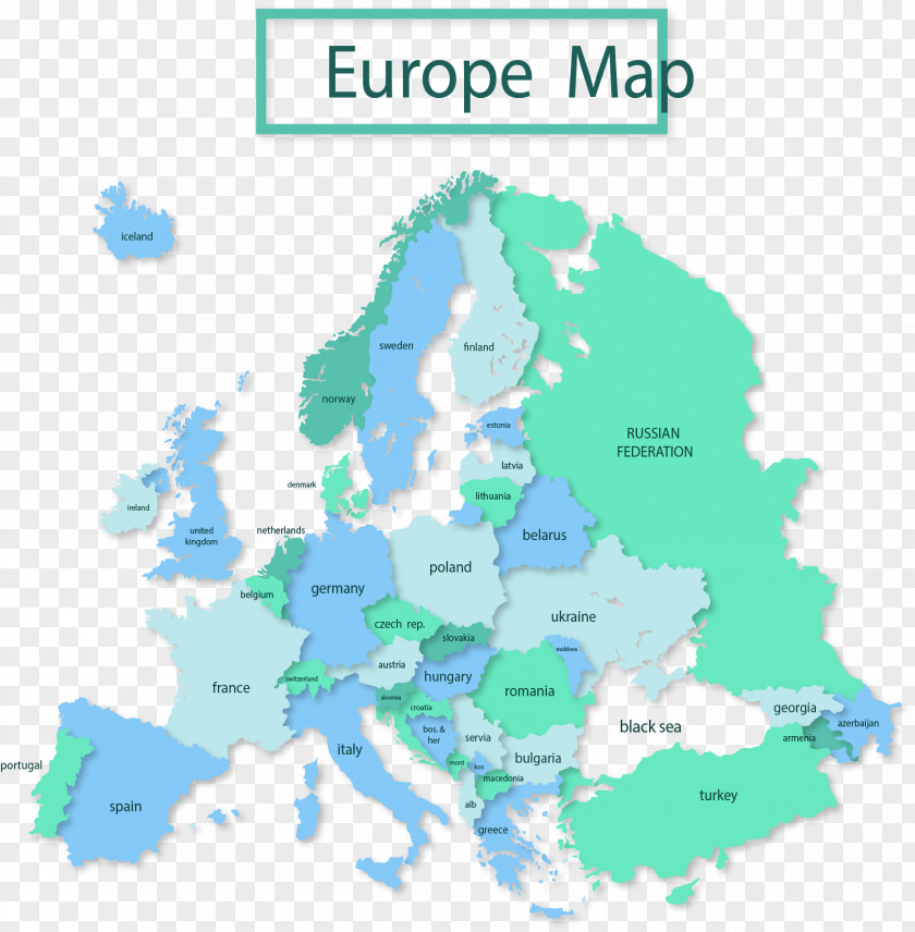 Green Europe Map United States World PNG