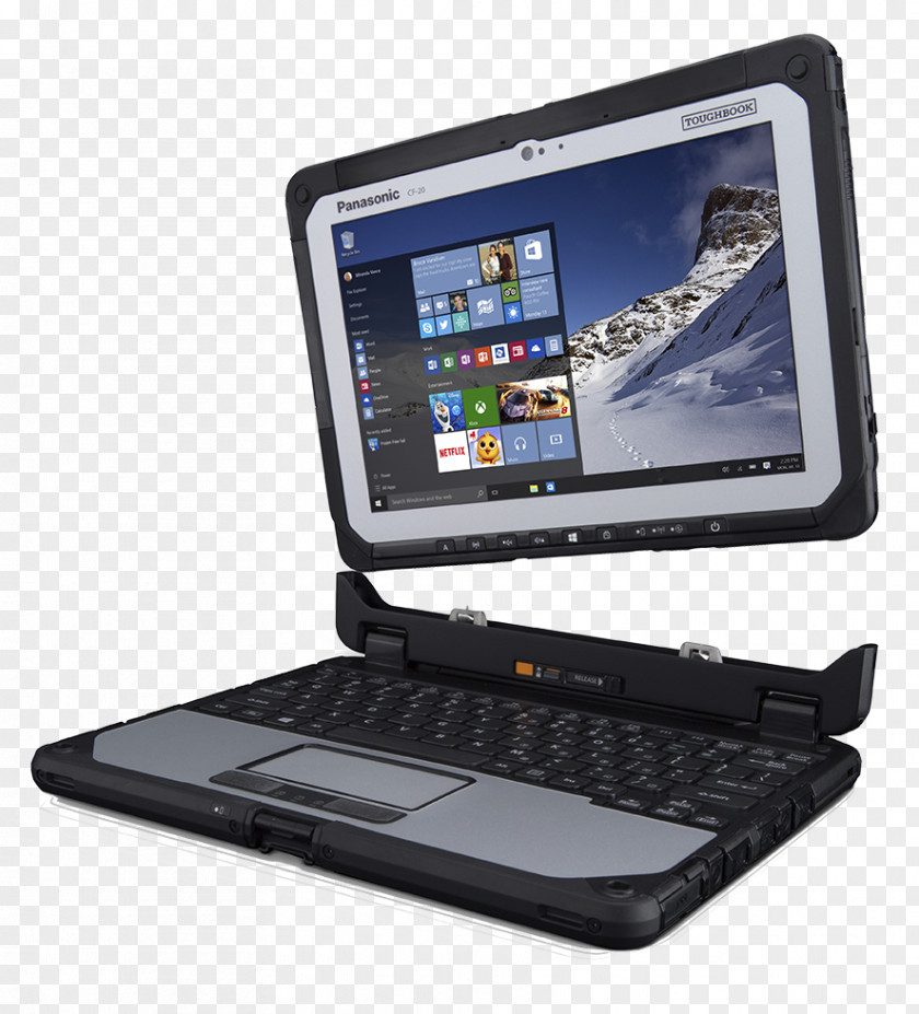 Laptop Panasonic Toughbook 20 Rugged Computer PNG