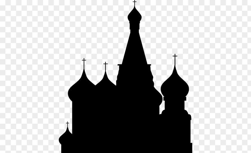 Moscow Saint Basil's Cathedral Silhouette PNG