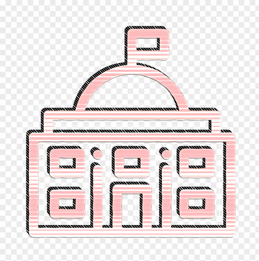 Pink Monument Icon United States Government PNG