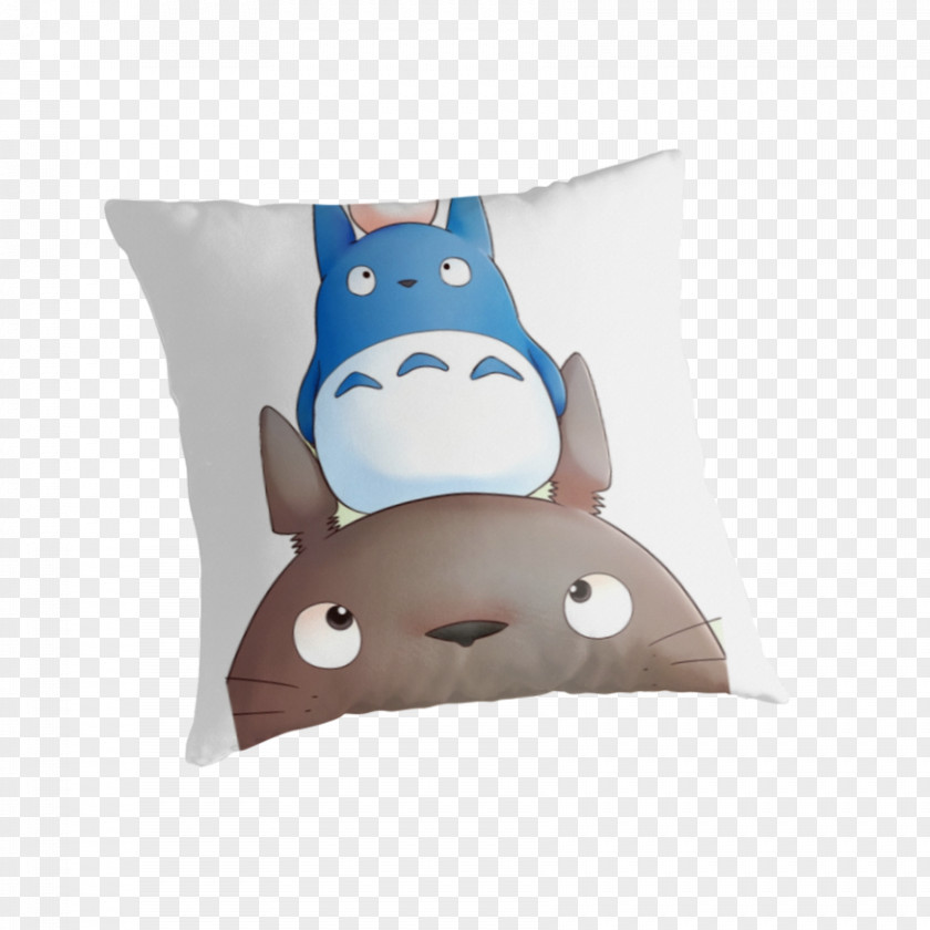 Totoro Moto G4 Throw Pillows Samsung Galaxy S6 Edge+ Textile Cushion PNG
