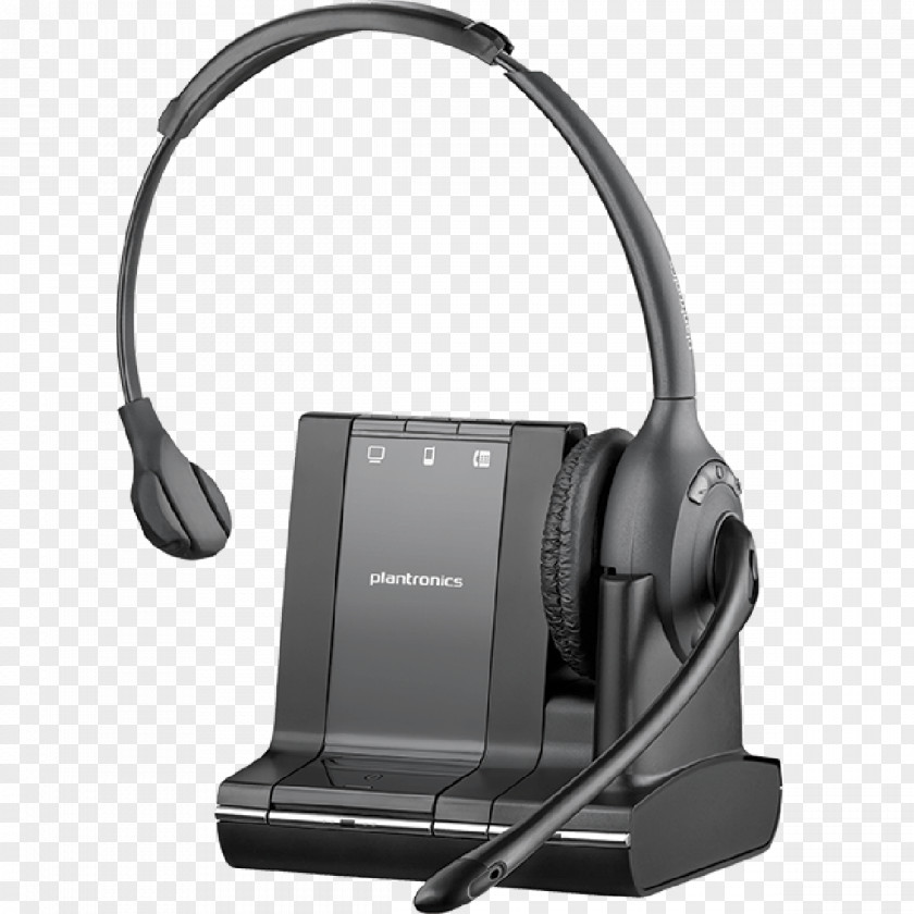 Wearing A Headset Xbox 360 Wireless Plantronics Savi W710 Mobile Phones Digital Enhanced Cordless Telecommunications Headphones PNG