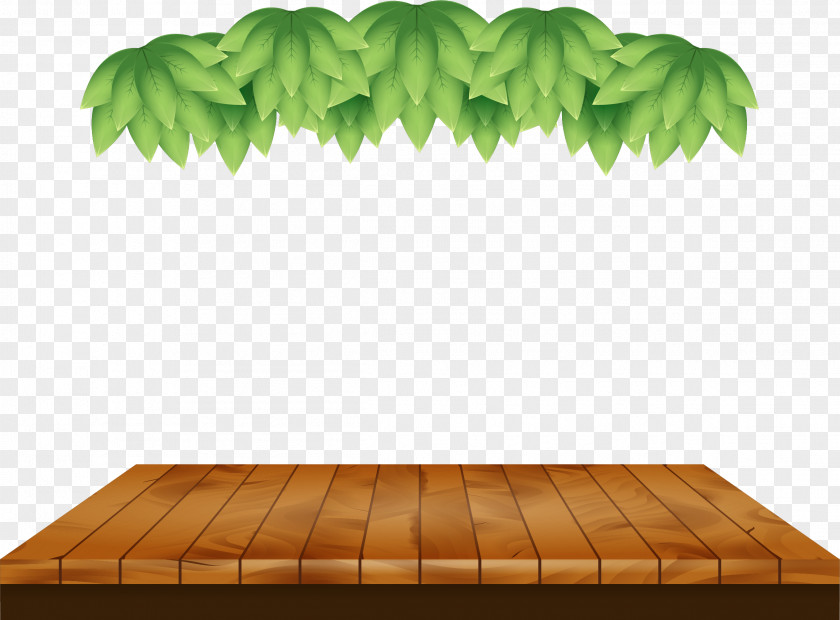 Wooden Stage Leaves Wood Vecteur Computer File PNG