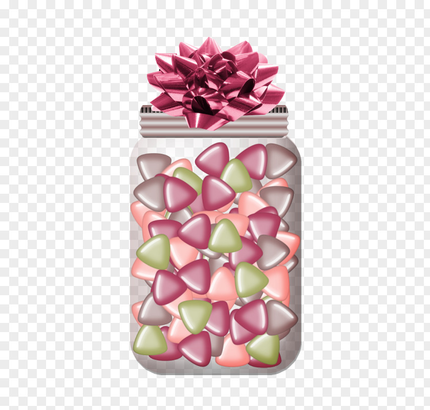 Jar Filled With Candy Gift Designer PNG