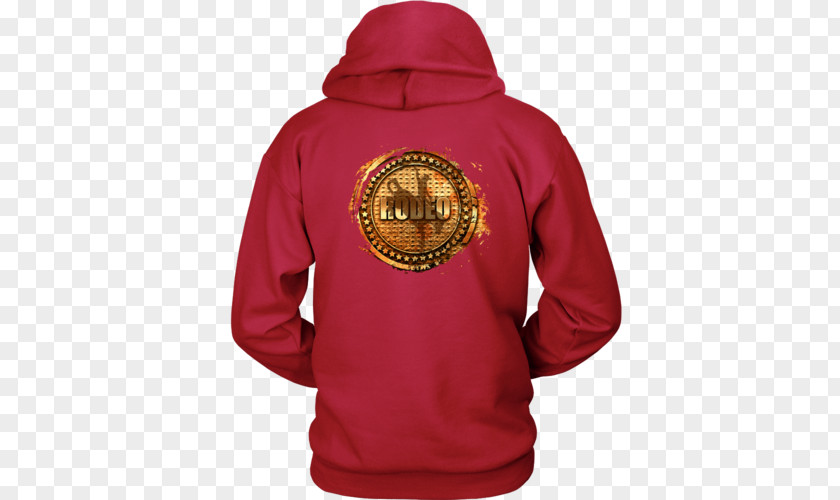 Bull Riding Rodeo Belt Buckle Hoodie T-shirt Polar Fleece Mail Order PNG