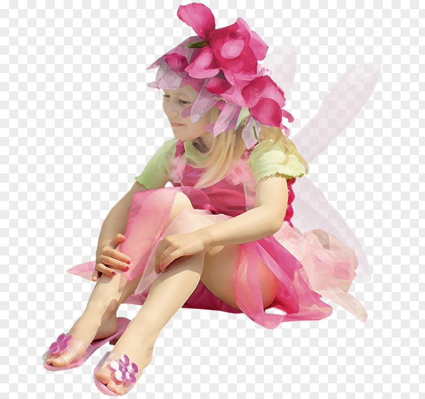 Pink Elf Fairy Tale Clip Art PNG