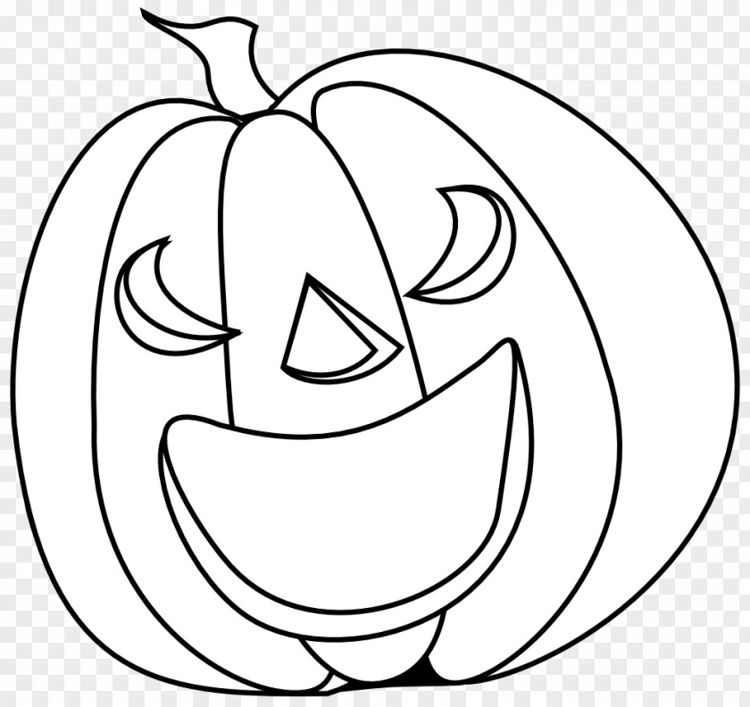 Pumpkin Line Drawing Candy Halloween Black And White Clip Art PNG