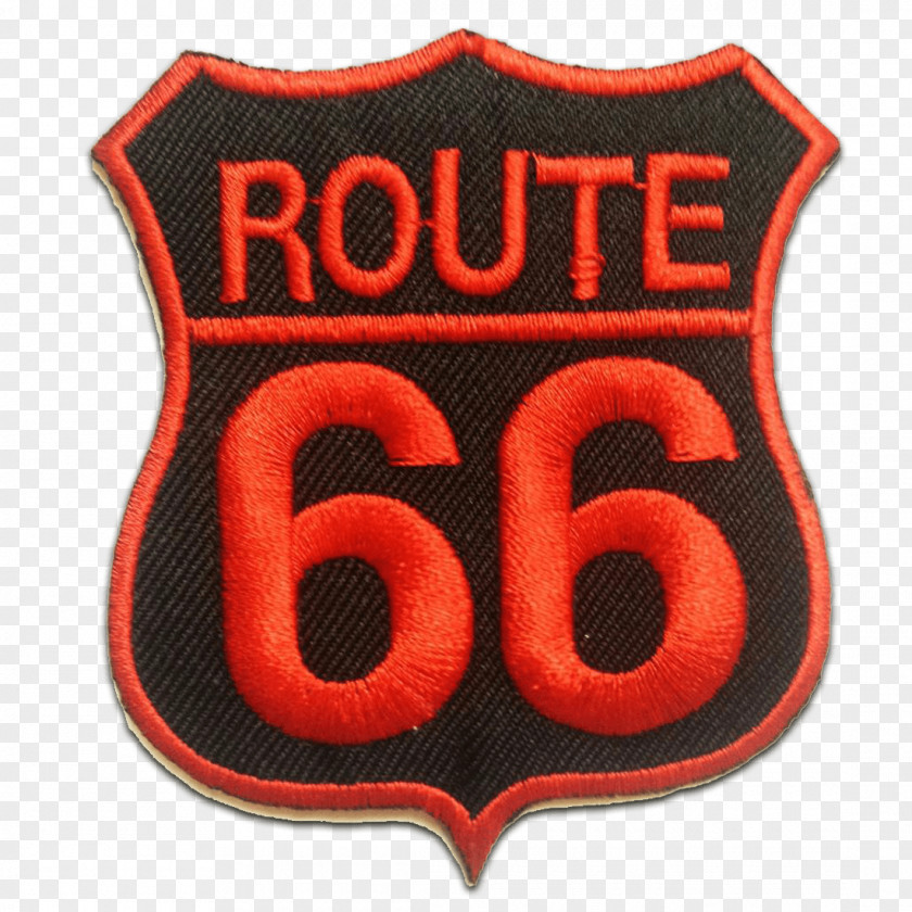 Route 66 Embroidered Patch Symbol U.S. Emblem Sewing PNG