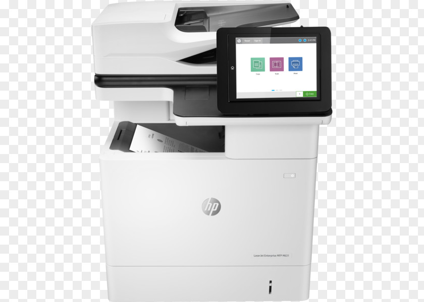 HP LaserJet Hewlett-Packard Inc. Enterprise MFP M632h Multi-function Printer PNG