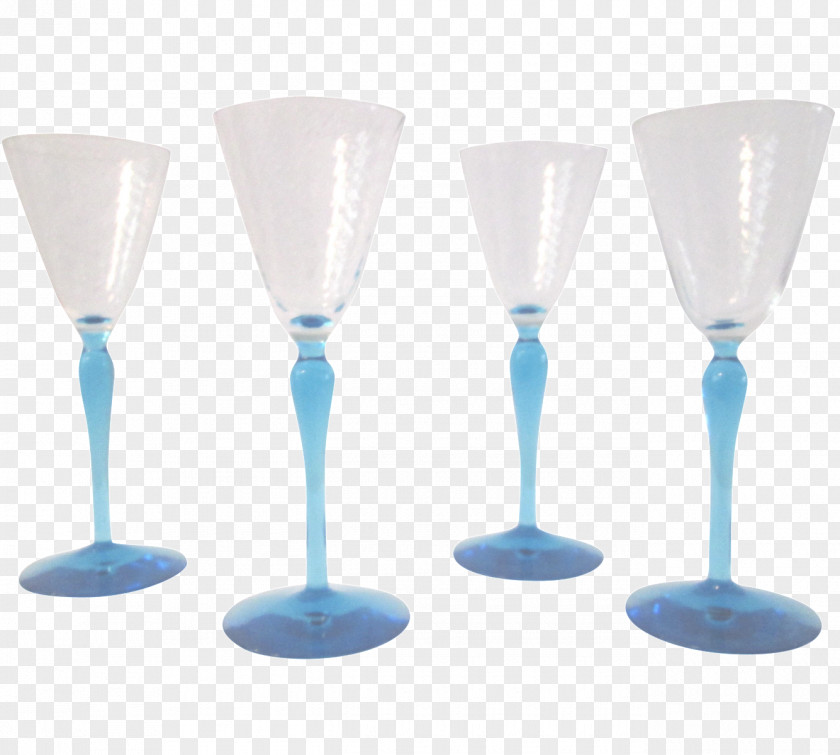 Lovable Wine Glass Champagne Martini Cobalt Blue Cocktail PNG