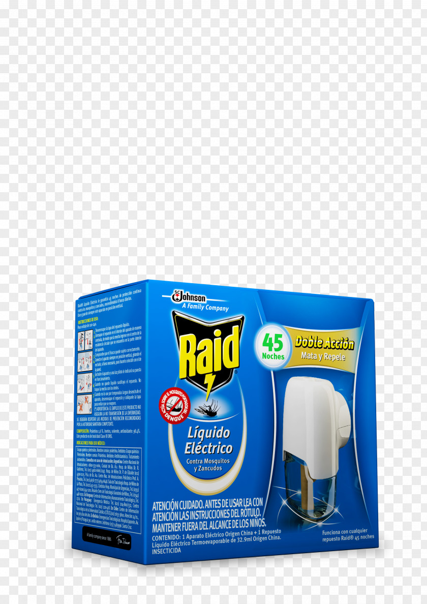 Mosquito Insecticide Liquid Raid Household Insect Repellents PNG