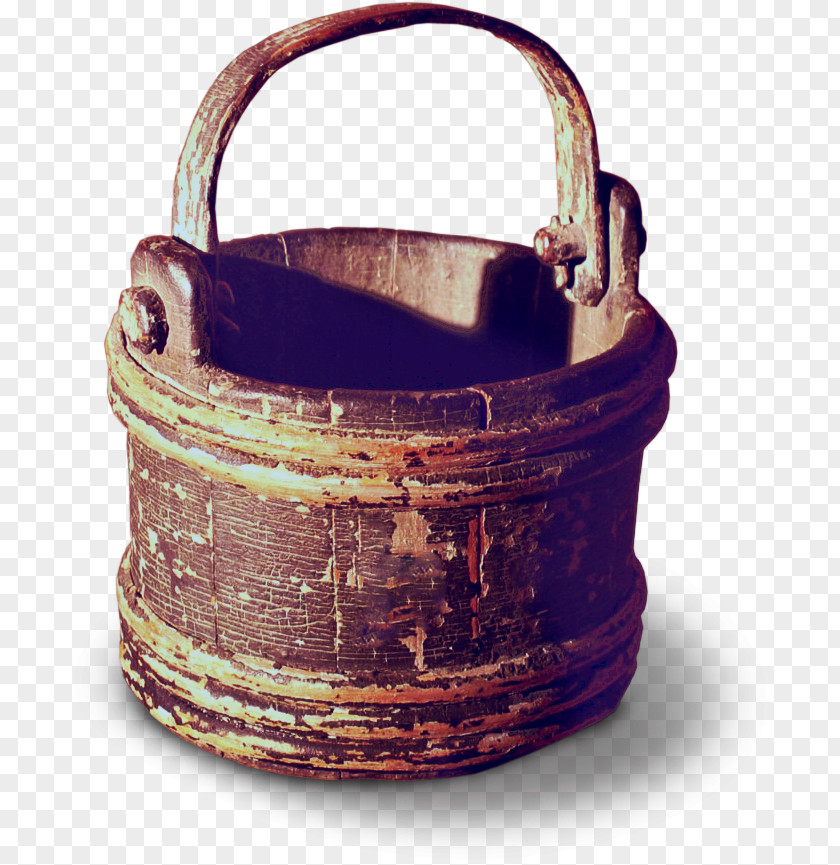 Wooden Bucket Beer Barrel PNG