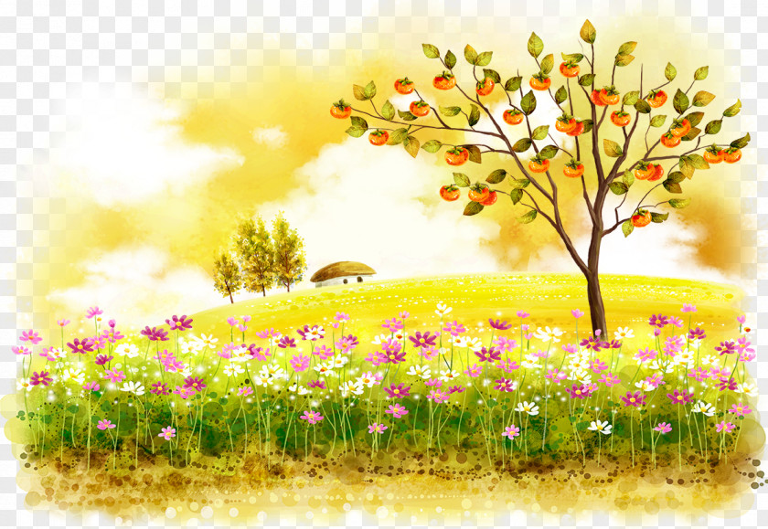 Autumn Background Winter Illustration PNG