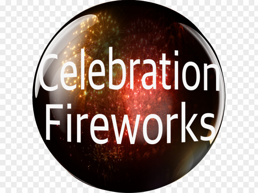 Beautiful Fireworks Pyrotechnics Brand Logo PNG