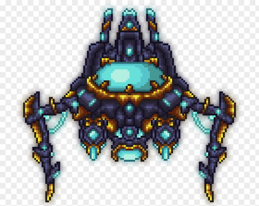 Colossus Terraria Pixel Art Video Game Shadowrun PNG