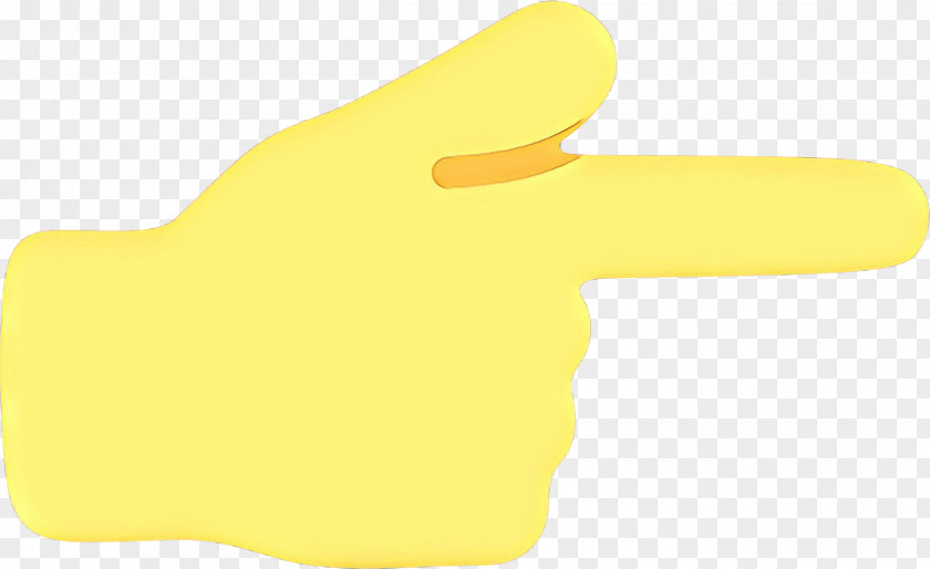 Finger Hand Thumb Yellow PNG