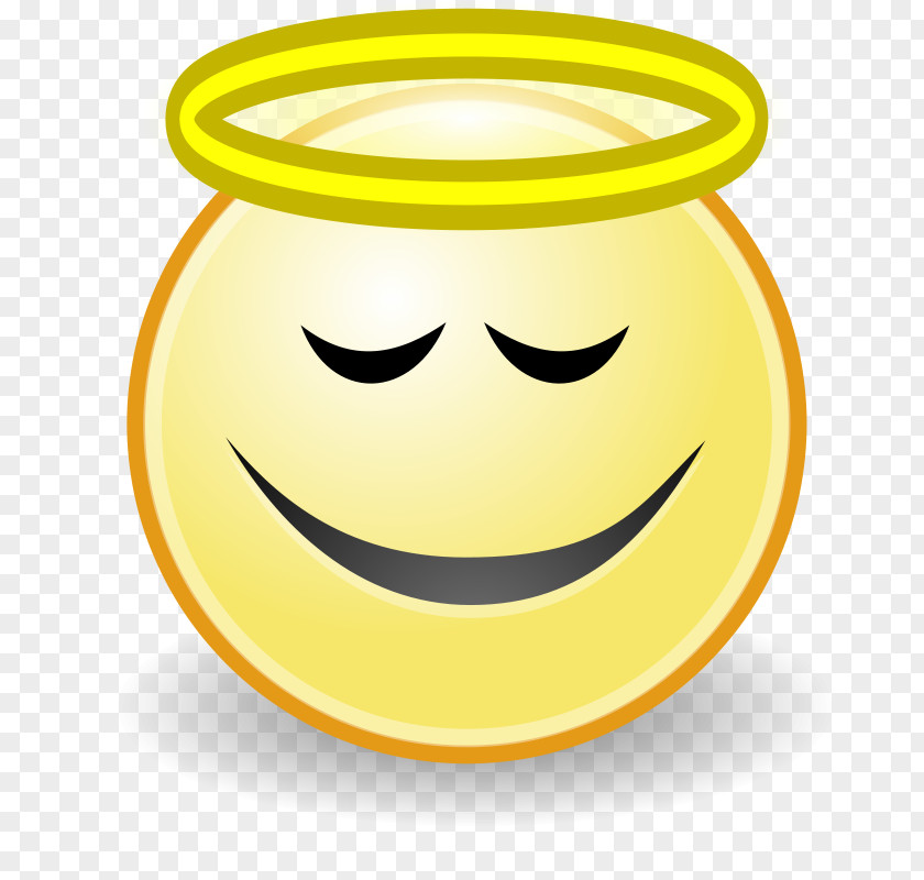 Angel Halo Clipart Smiley Emoticon Face Clip Art PNG