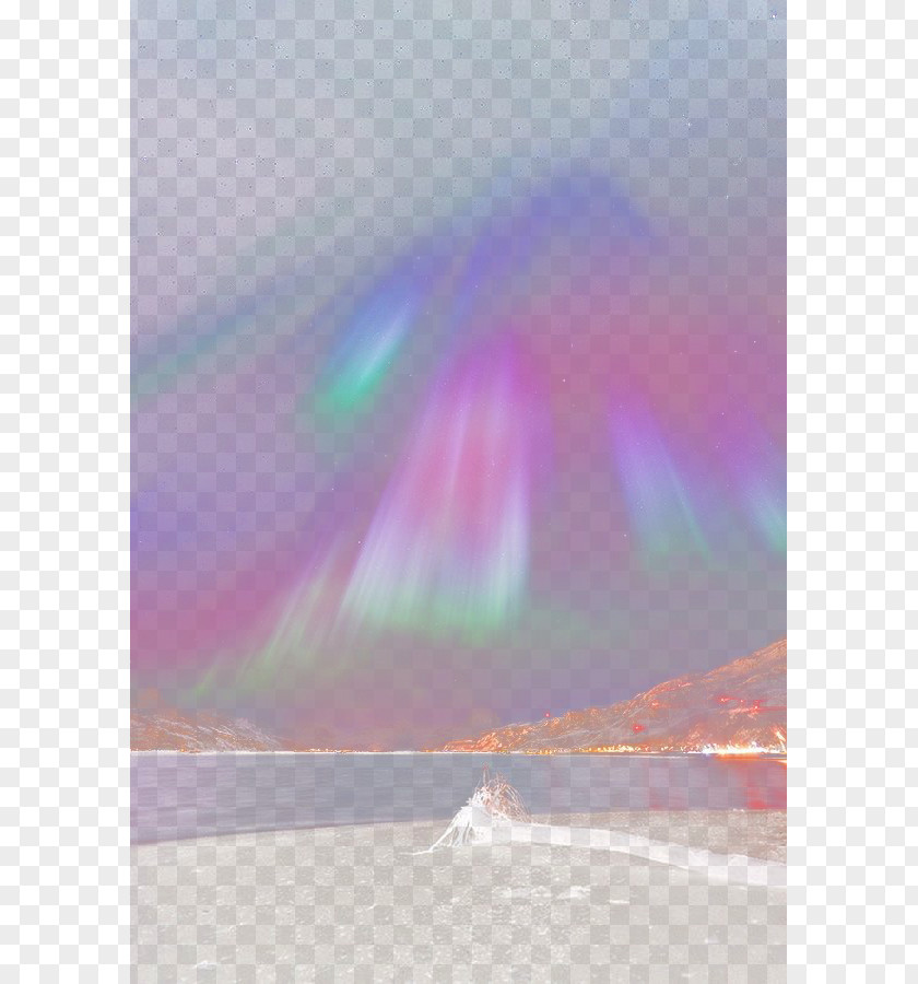 Aurora Rainbow Sky Sunlight Atmosphere Daytime PNG