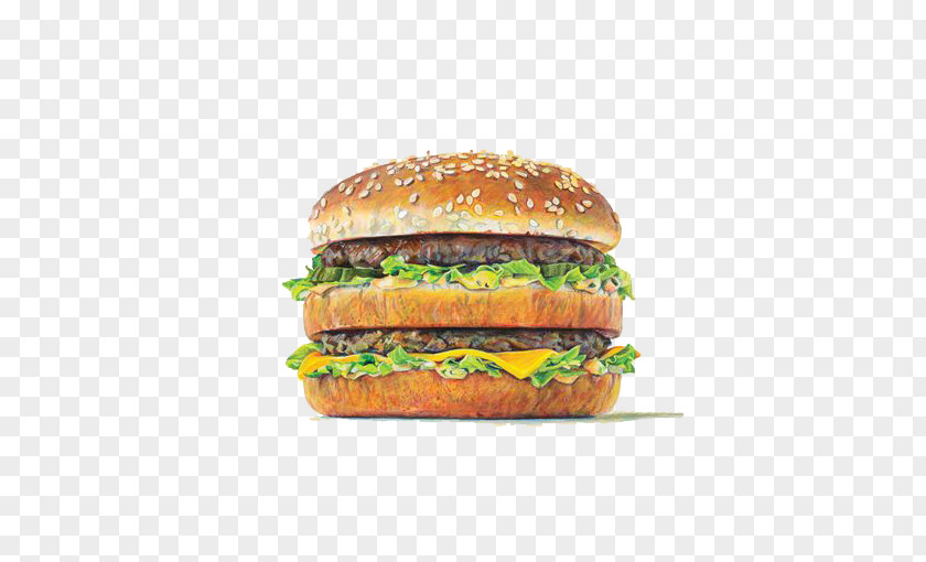 Beef Burger Hamburger Fast Food KFC PNG