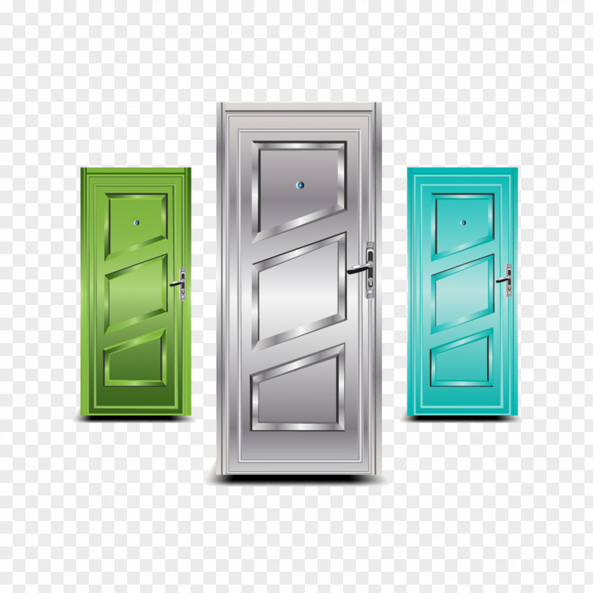 Colored Door Computer File PNG