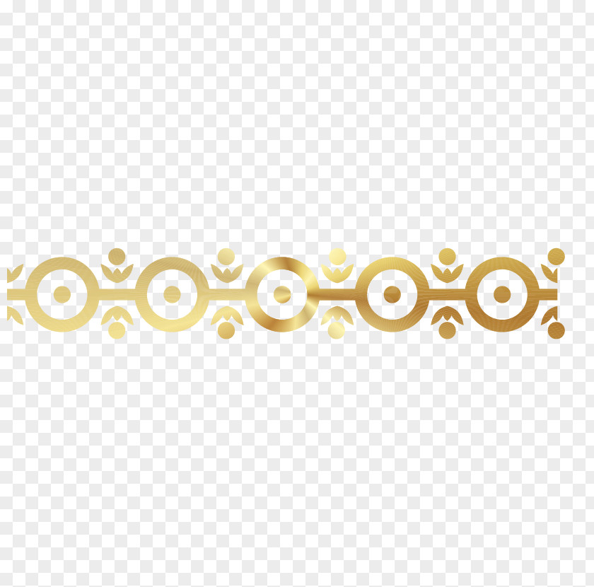 Golden Circle Line Pattern Gold Download PNG