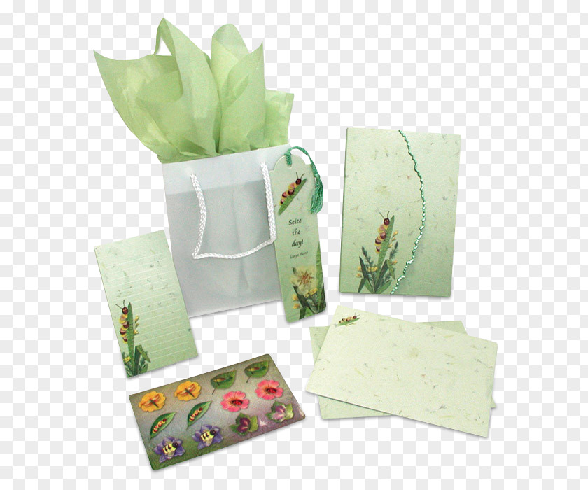 Green Caterpillar Paper Product Design Gift PNG