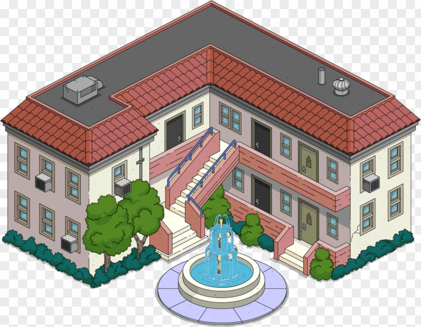 School Buildings The Simpsons: Tapped Out Simpsons Game Writers' Building Kent Brockman PNG