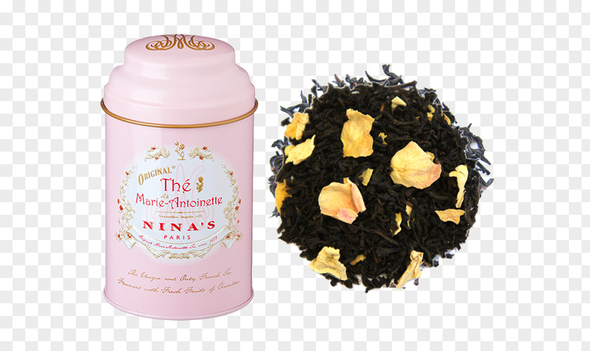 Vanilla Black Tea Tin Earl Grey House Rose & Blanc Room Green PNG
