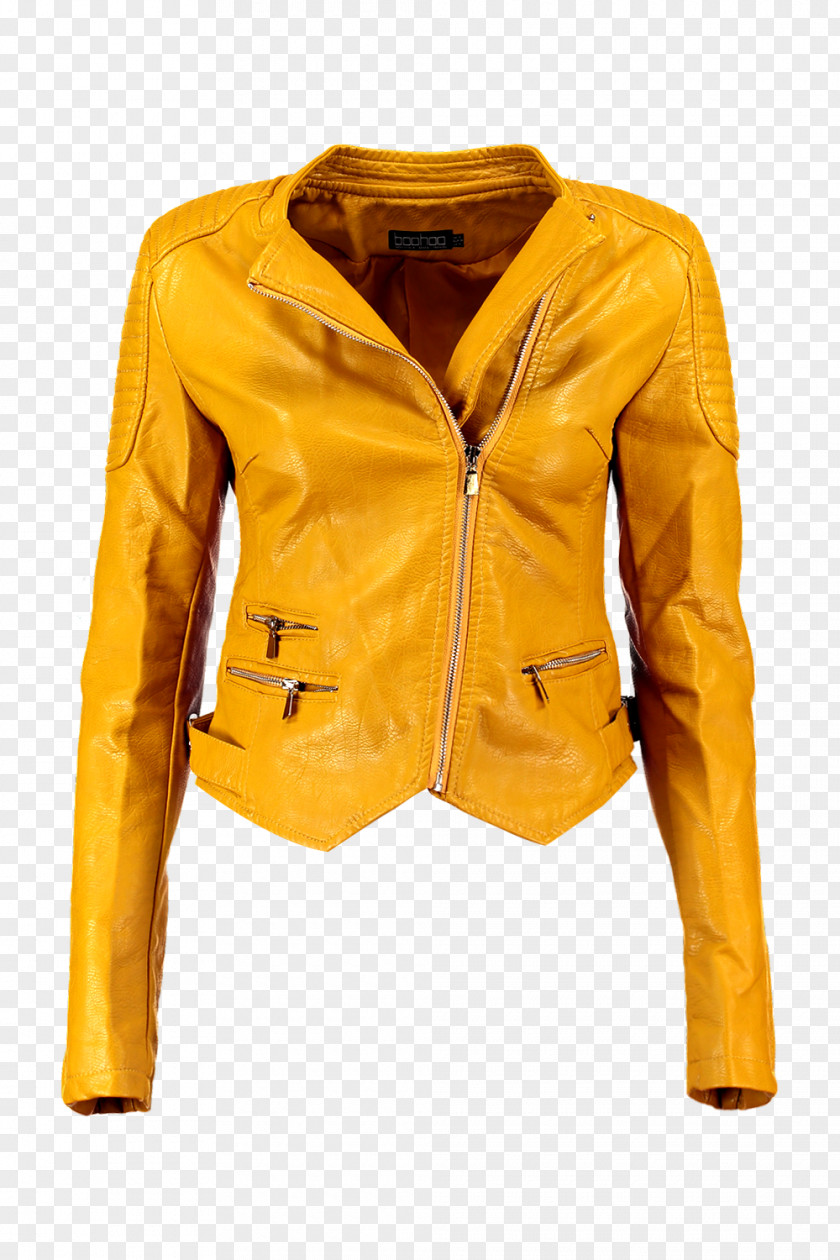 Yellow Jacket Leather PNG