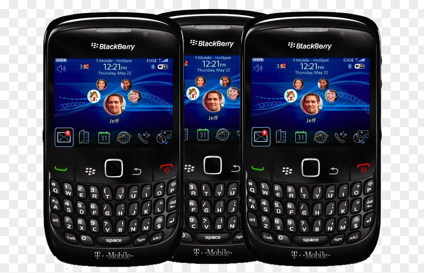 Blackberry BlackBerry Curve 8520 OS Enterprise Server Smartphone PNG