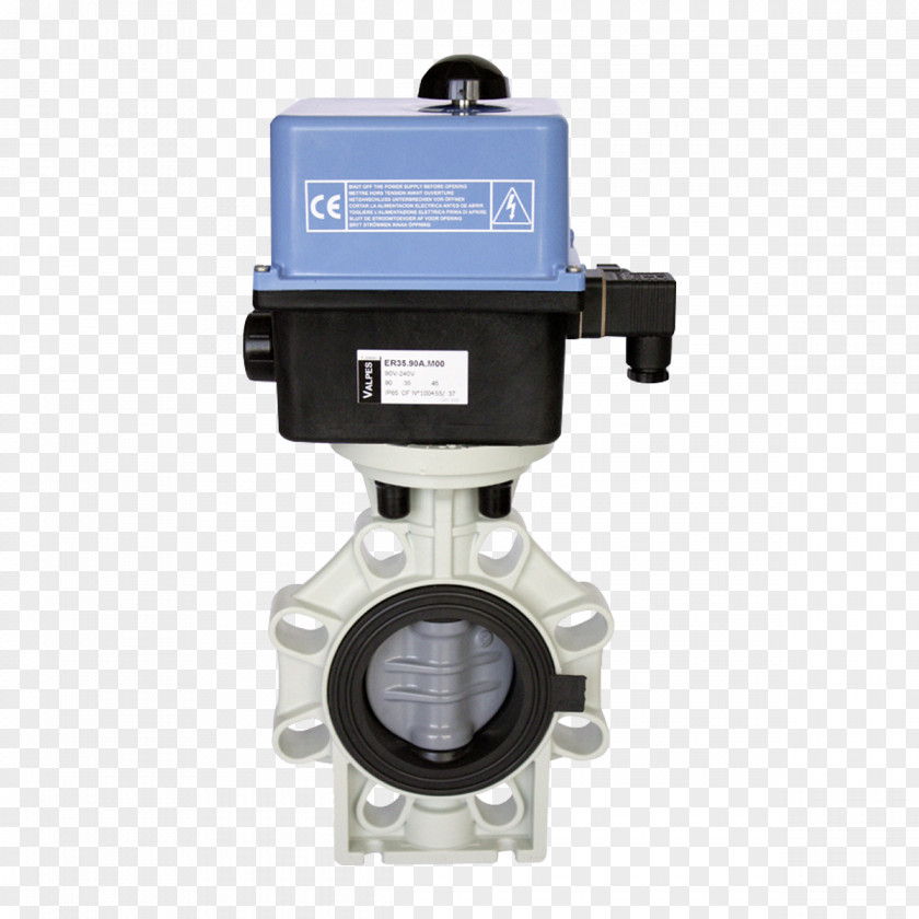 Butterfly Valve Actuator Drinking Water PNG