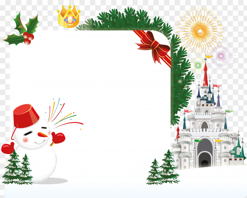 Christmas Card Graphic Design PNG