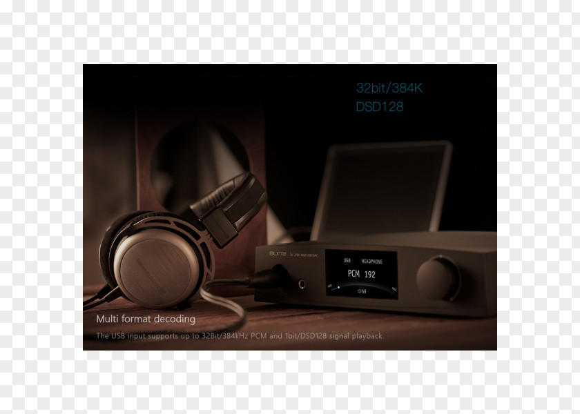 Headphones Headphone Amplifier Direct Stream Digital Digital-to-analog Converter Binary Decoder PNG