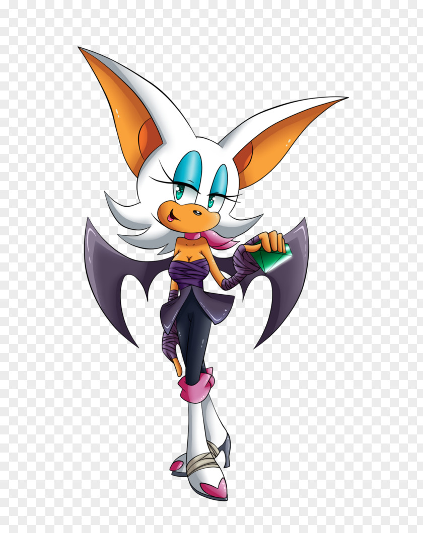Rouge The Bat Sonic Hedgehog Shadow Amy Rose Heroes PNG