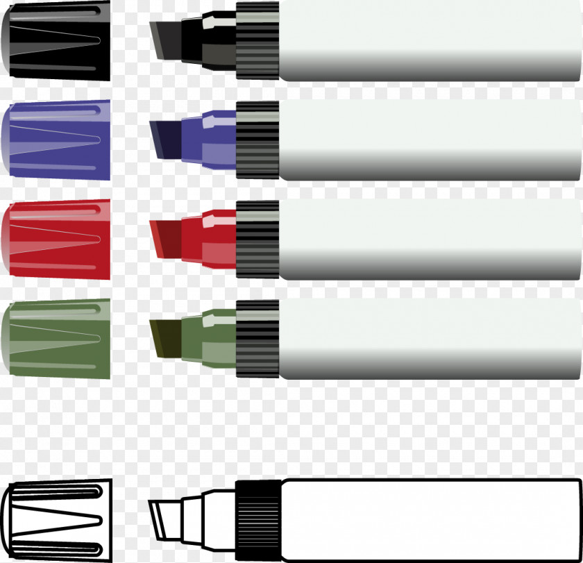 Vector Pen Marker Clip Art PNG