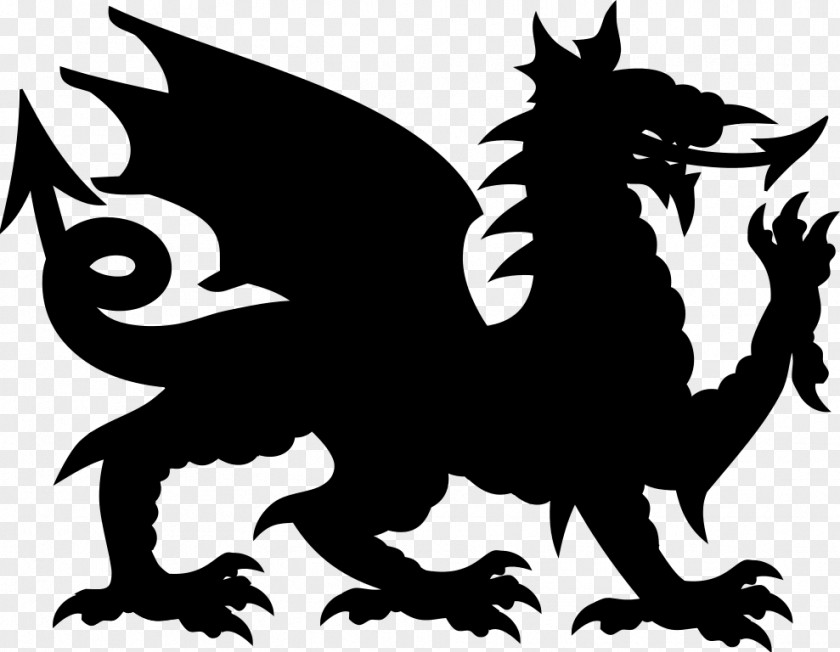Wall Decal Welsh Dragon Sticker PNG