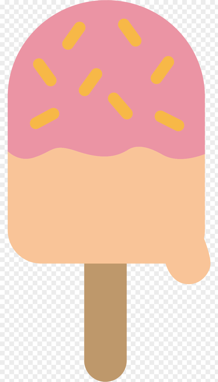 Watercolor Ice Cream Hat Yellow Angle Clip Art PNG