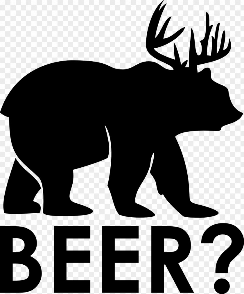 Beer Deer Moose Antler Clip Art PNG